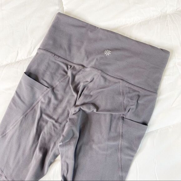 Athleta Meshblock Salutation Tight in Silver Bells - Picture 3 of 8